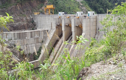 Morning of Nam Chien 2 hydropower plant